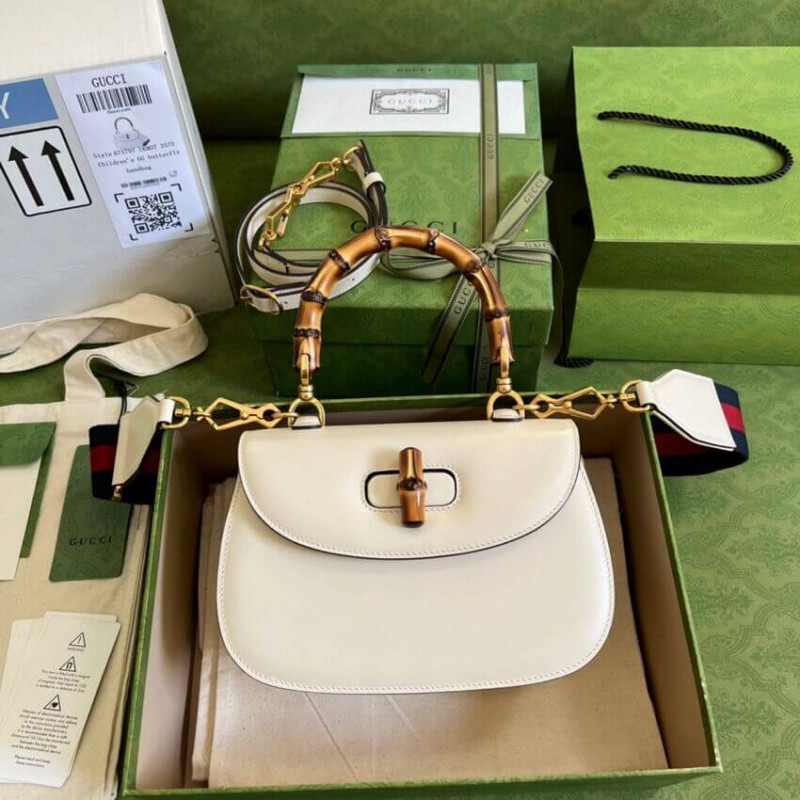 Replica Gucci Small Top Handle Bag With Bamboo 675797 - Image 4