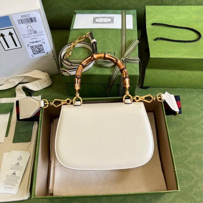 Replica Gucci Small Top Handle Bag With Bamboo 675797 - Image 5