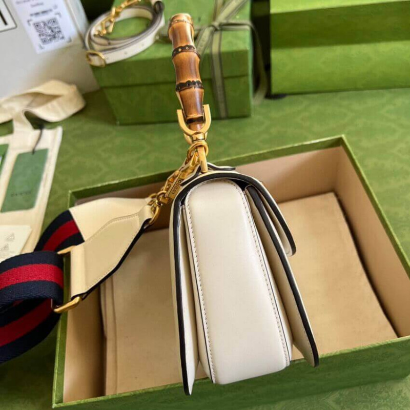 Replica Gucci Small Top Handle Bag With Bamboo 675797 - Image 7