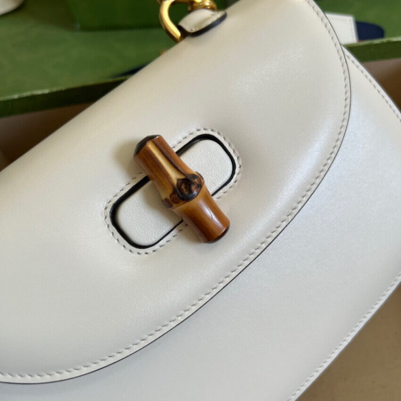 Replica Gucci Small Top Handle Bag With Bamboo 675797 - Image 8