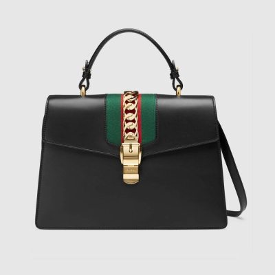 Replica Gucci Sylvie Medium Top Handle Bag 431665