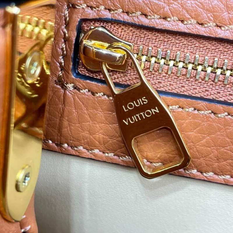 Replica Louis Vuitton Capucines Mm M59020 Gold/Noir - Image 14