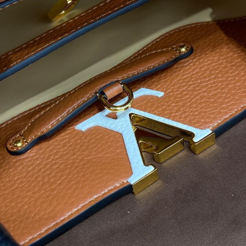 Replica Louis Vuitton Capucines Mm M59020 Gold/Noir - Image 15