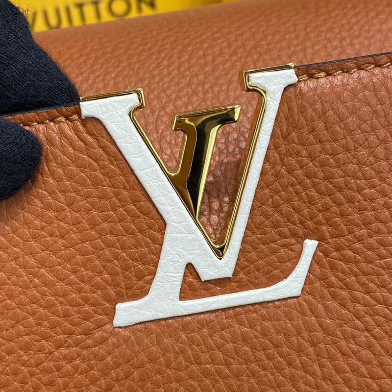 Replica Louis Vuitton Capucines Mm M59020 Gold/Noir - Image 7