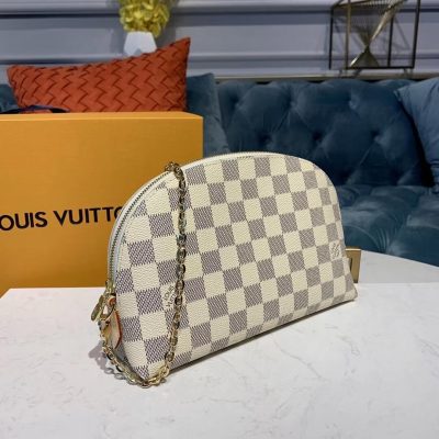 Alternative view of Replica Louis Vuitton Damier Azur Cosmetic Pouch Gm M47353