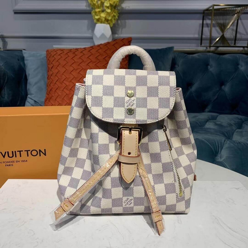 Replica Louis Vuitton Damier Azur Sperone Bb N44026 - Image 3