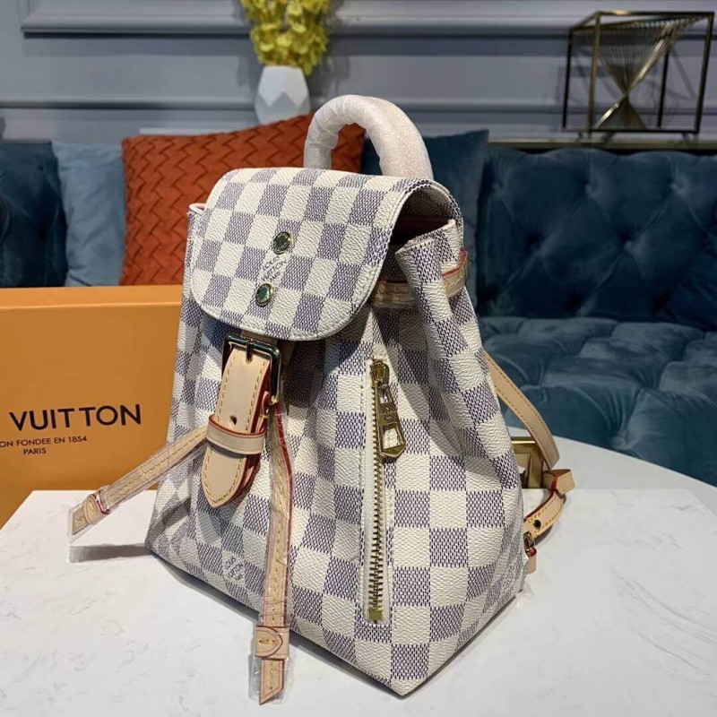 Replica Louis Vuitton Damier Azur Sperone Bb N44026 - Image 4