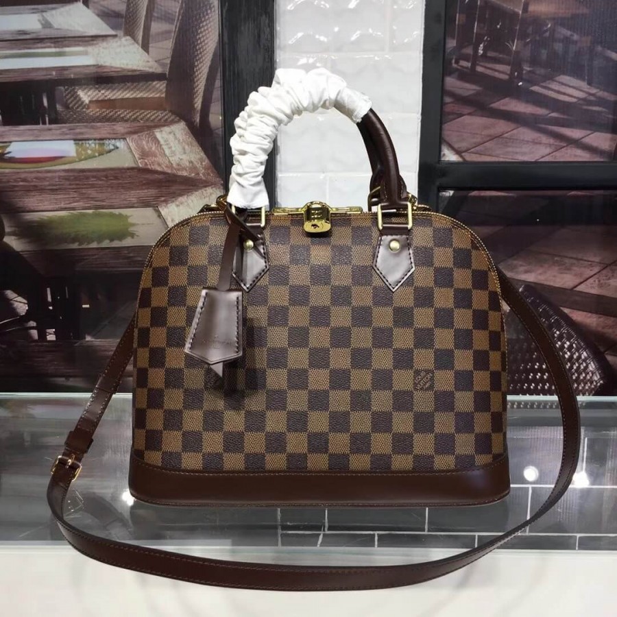 Replica Louis Vuitton Damier Ebene Canvas Alma Pm N53151 - Image 2