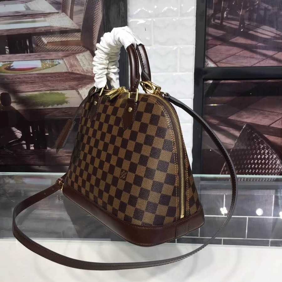 Replica Louis Vuitton Damier Ebene Canvas Alma Pm N53151 - Image 3