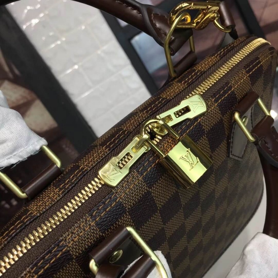Replica Louis Vuitton Damier Ebene Canvas Alma Pm N53151 - Image 6