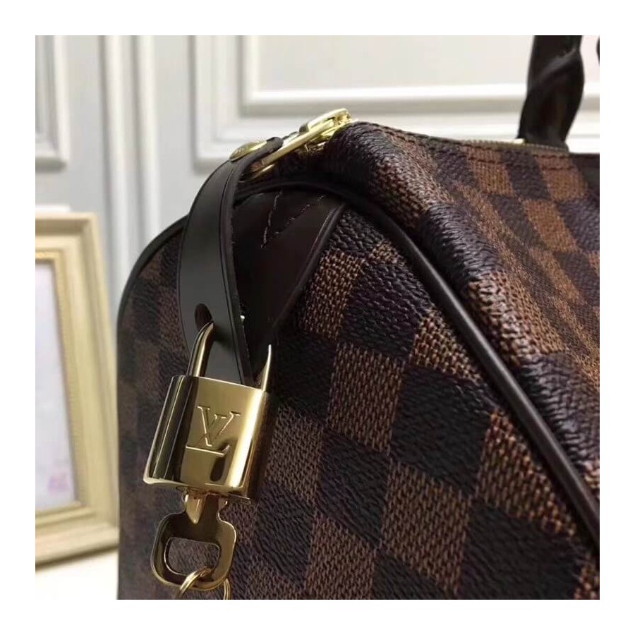 Replica Louis Vuitton Damier Ebene Canvas Speedy 25 N41365 - Image 7