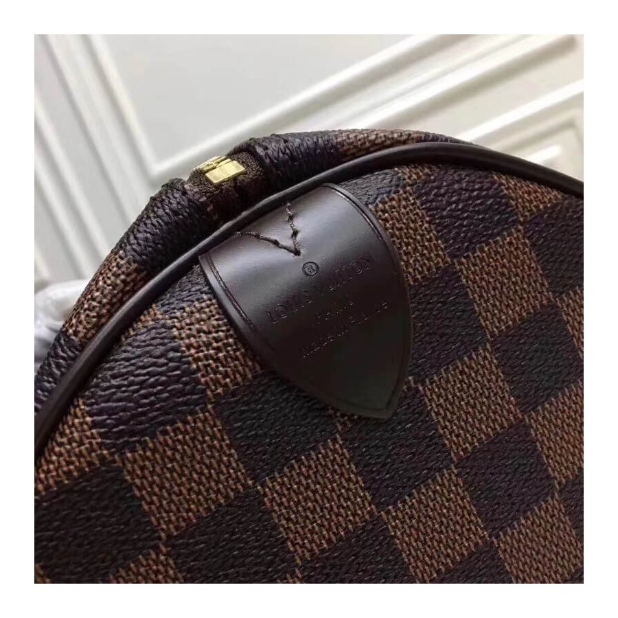 Replica Louis Vuitton Damier Ebene Canvas Speedy 25 N41365 - Image 9