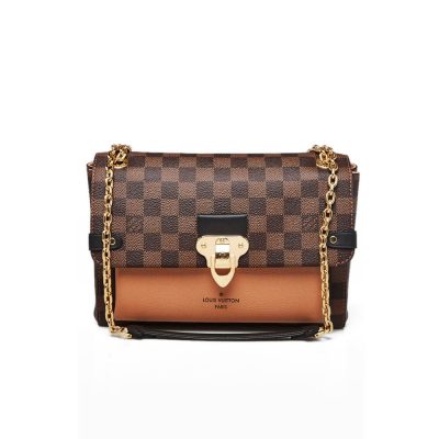 Replica Louis Vuitton Damier Ebene Canvas Vavin Pm N40110 Caramel