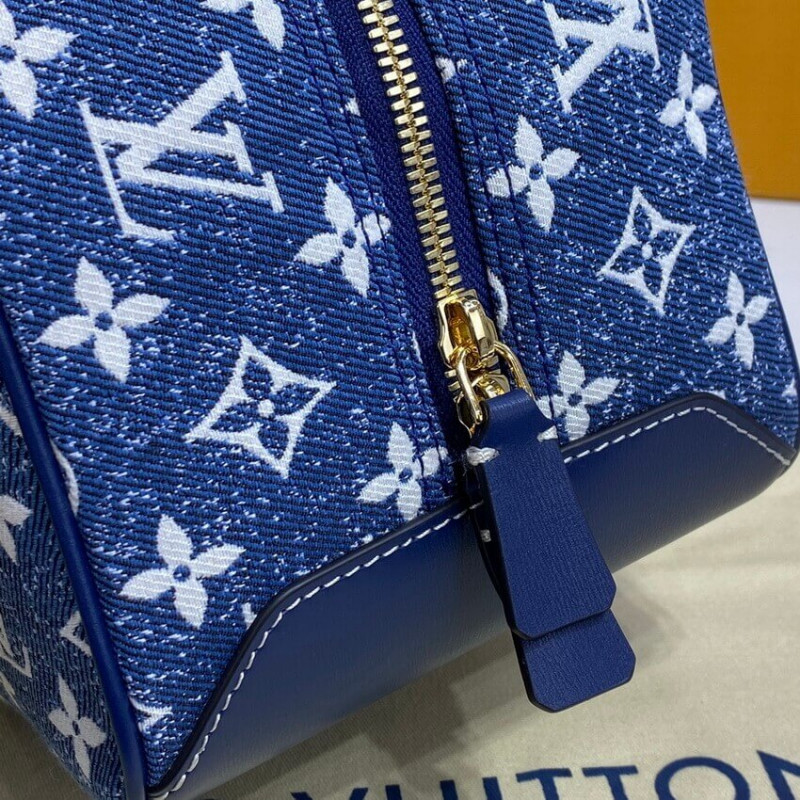 Replica Louis Vuitton Denim Jacquard Textil Square Bag M59611 - Image 14