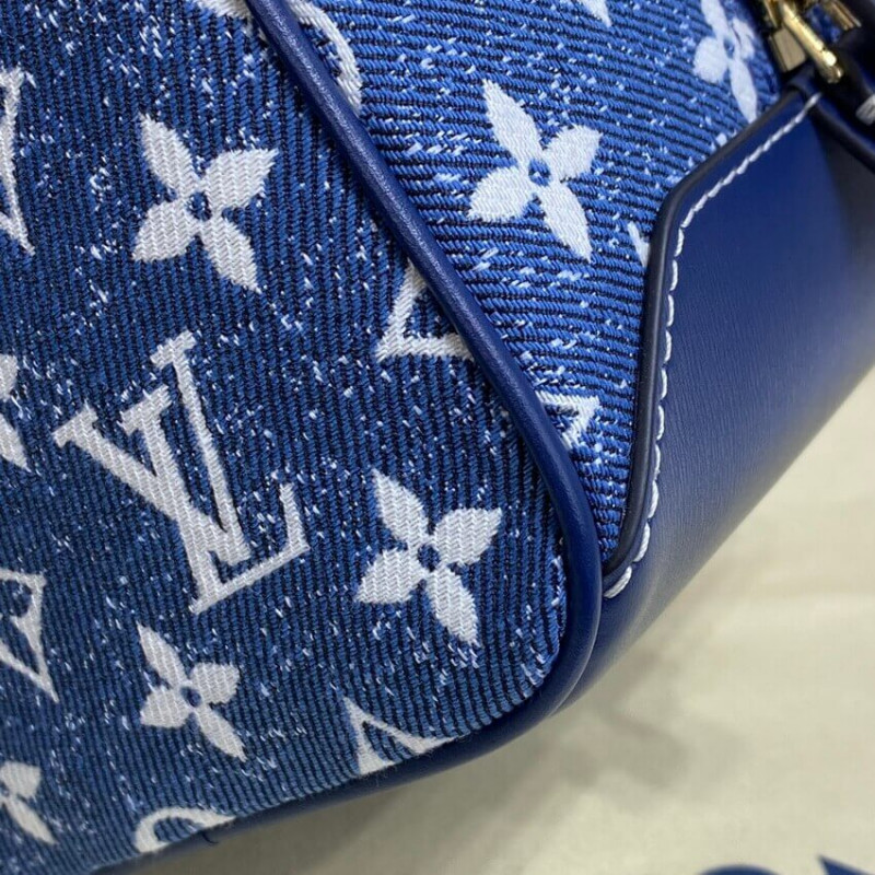 Replica Louis Vuitton Denim Jacquard Textil Square Bag M59611 - Image 15
