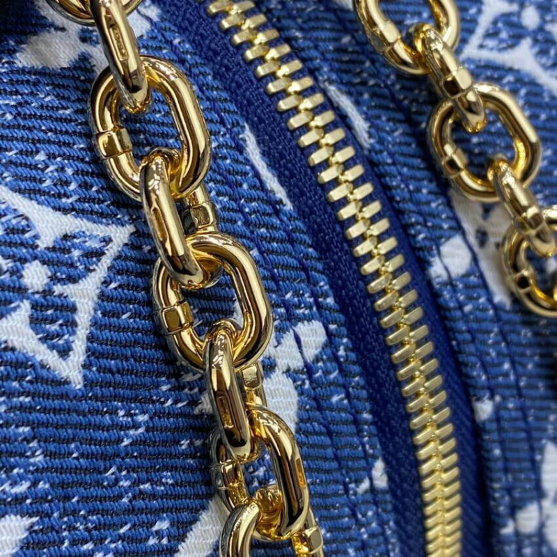 Replica Louis Vuitton Denim Jacquard Textil Square Bag M59611 - Image 20