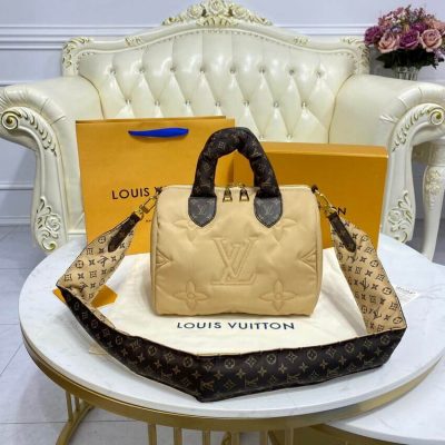 Alternative view of Replica Louis Vuitton Econyl Speedy Bandouliere 25 M59008 Beige