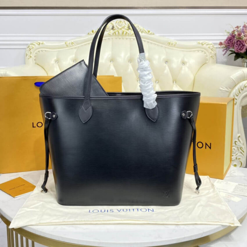 Replica Louis Vuitton Epi Leather Neverfull Mm M40392 Black - Image 4