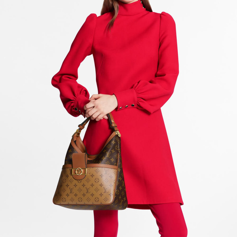 Replica Louis Vuitton Hobo Dauphine Mm M45195 - Image 2