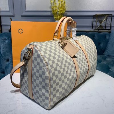 Alternative view of Replica Louis Vuitton Keepall Bandouliere 50 N41427