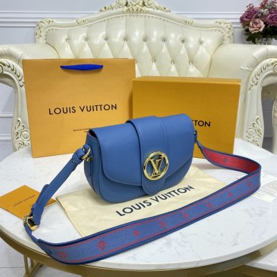 Alternative view of Replica Louis Vuitton Lv Pont 9 Soft Mm M58967 Blue