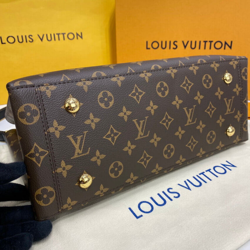 Replica Louis Vuitton Monogram Canvas Flower Tote M43550 Black - Image 7