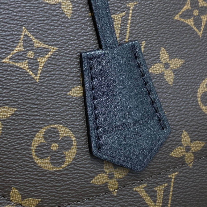 Replica Louis Vuitton Monogram Canvas Flower Tote M43550 Black - Image 9