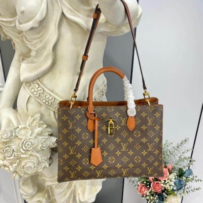 Alternative view of Replica Louis Vuitton Monogram Canvas Flower Tote M43770 Caramel