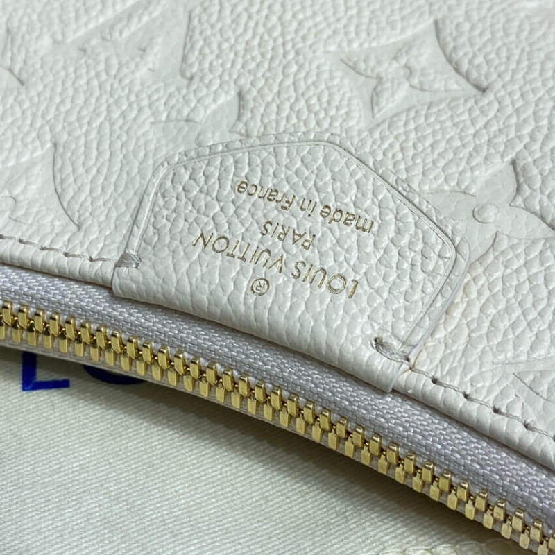 Replica Louis Vuitton Monogram Empreinte Easy Pouch On Strap M81066 Creme Aaa - Image 12