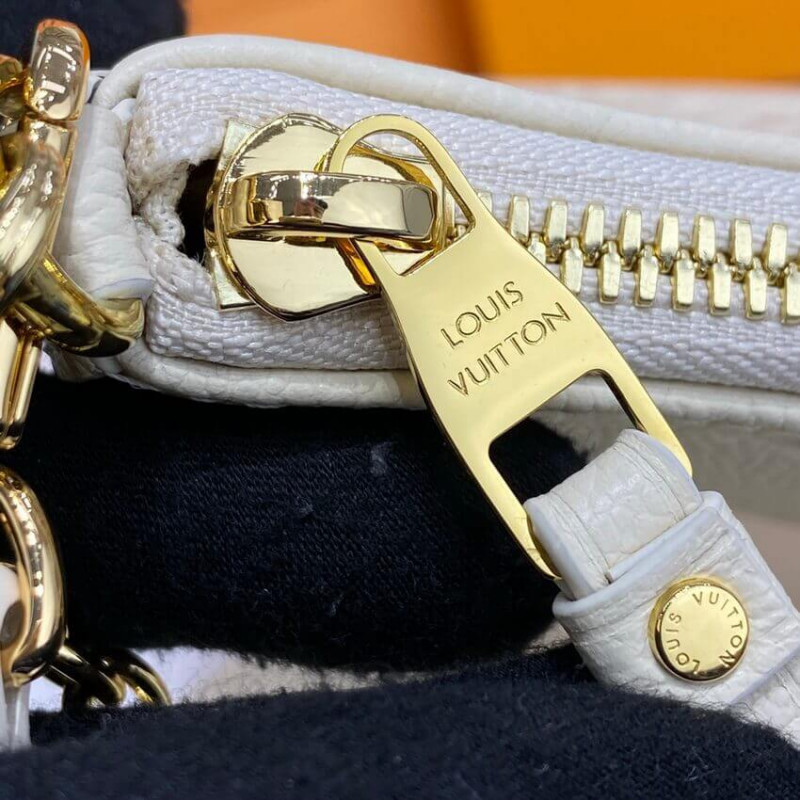 Replica Louis Vuitton Monogram Empreinte Easy Pouch On Strap M81066 Creme Aaa - Image 13
