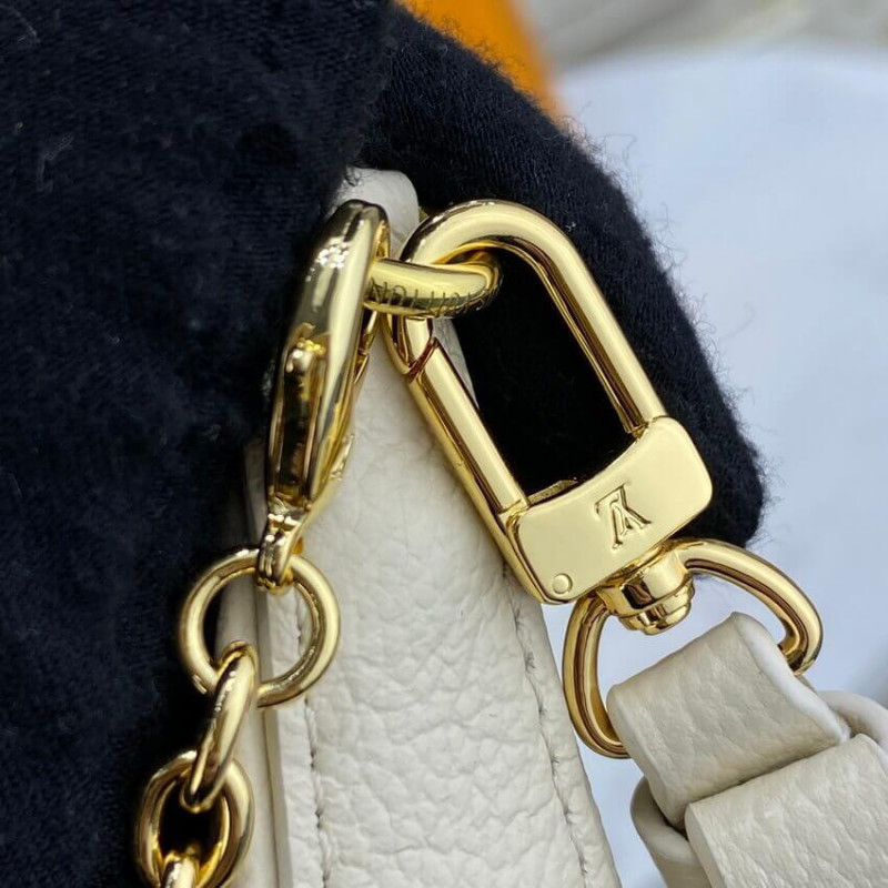 Replica Louis Vuitton Monogram Empreinte Easy Pouch On Strap M81066 Creme Aaa - Image 14