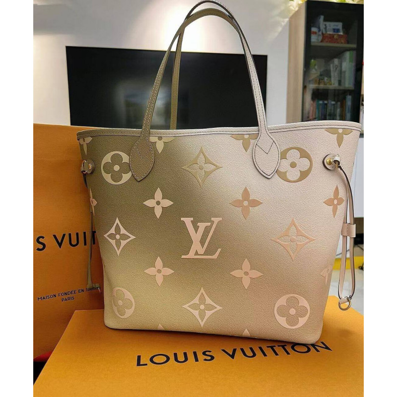 Replica Louis Vuitton Neverfull Mm M59859 Sunset Kaki - Image 3