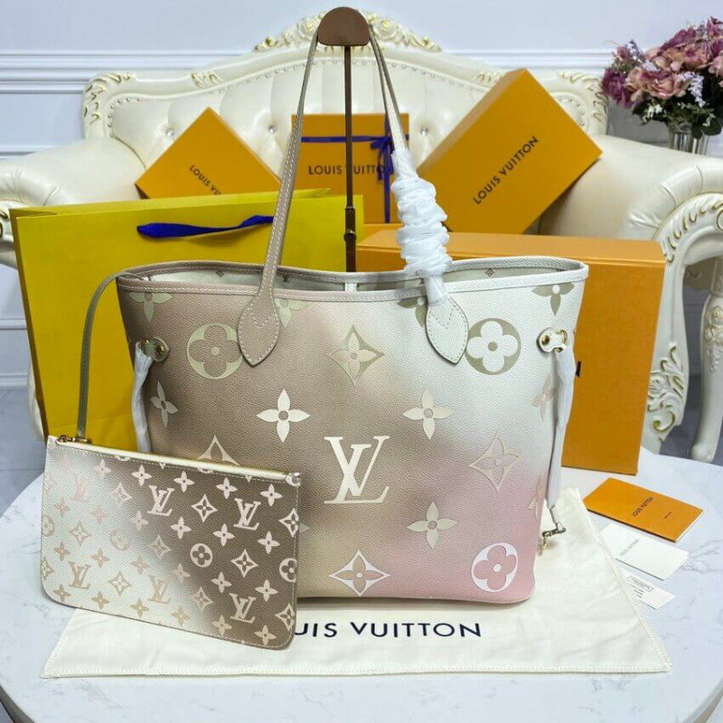 Replica Louis Vuitton Neverfull Mm M59859 Sunset Kaki - Image 6