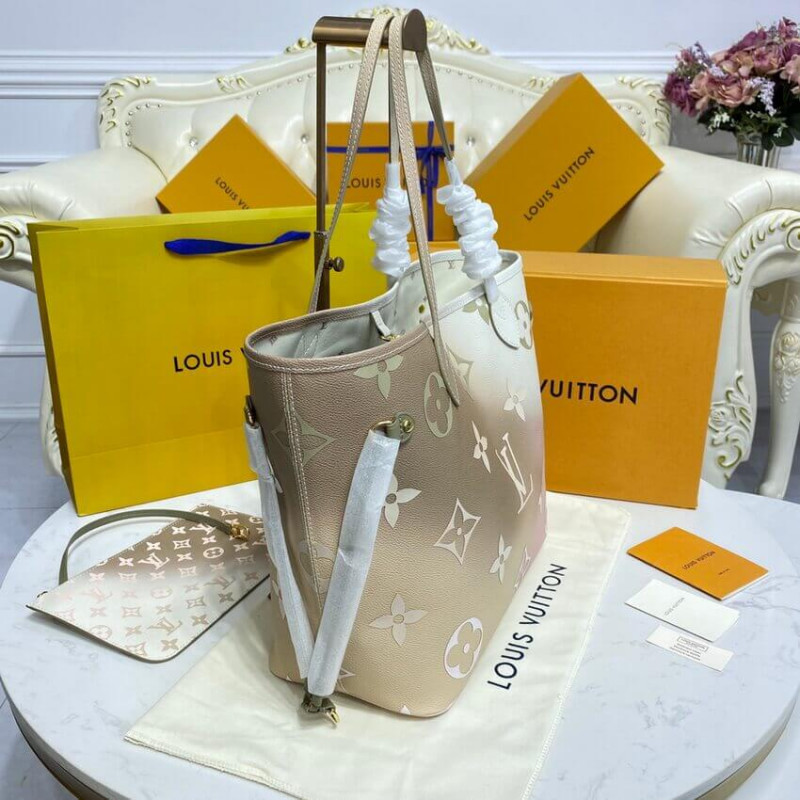 Replica Louis Vuitton Neverfull Mm M59859 Sunset Kaki - Image 7