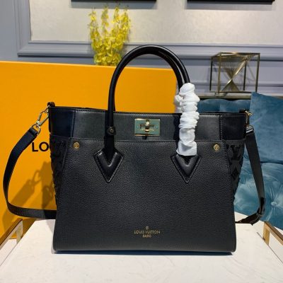 Alternative view of Replica Louis Vuitton On My Side Bag M53823 Black