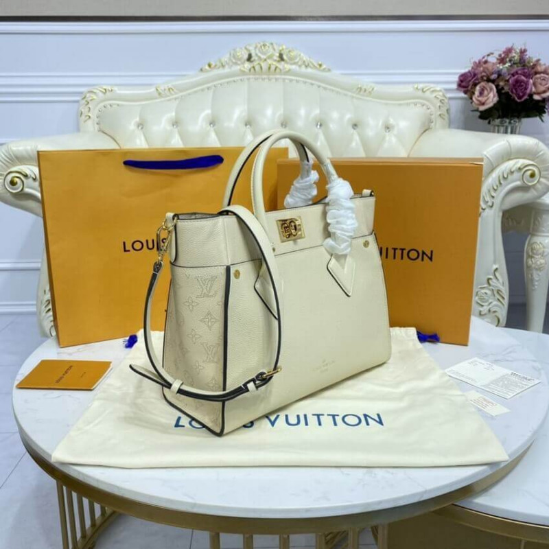 Replica Louis Vuitton On My Side Bag M55802 Beige - Image 5