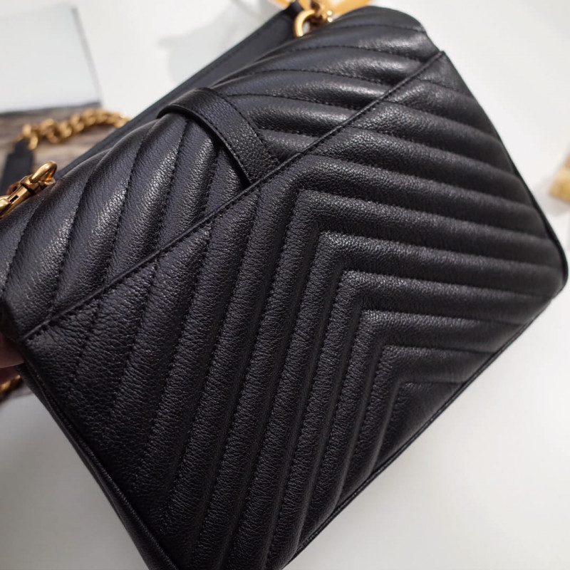 Replica Saint Laurent Medium College Bag 392737 Black - Image 2
