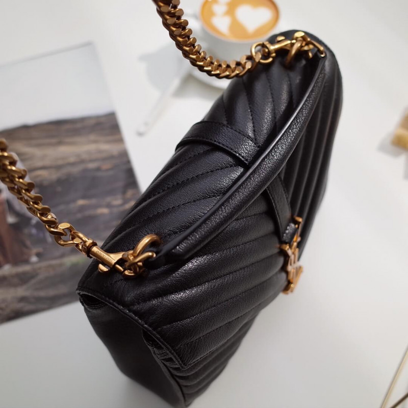 Replica Saint Laurent Medium College Bag 392737 Black - Image 4