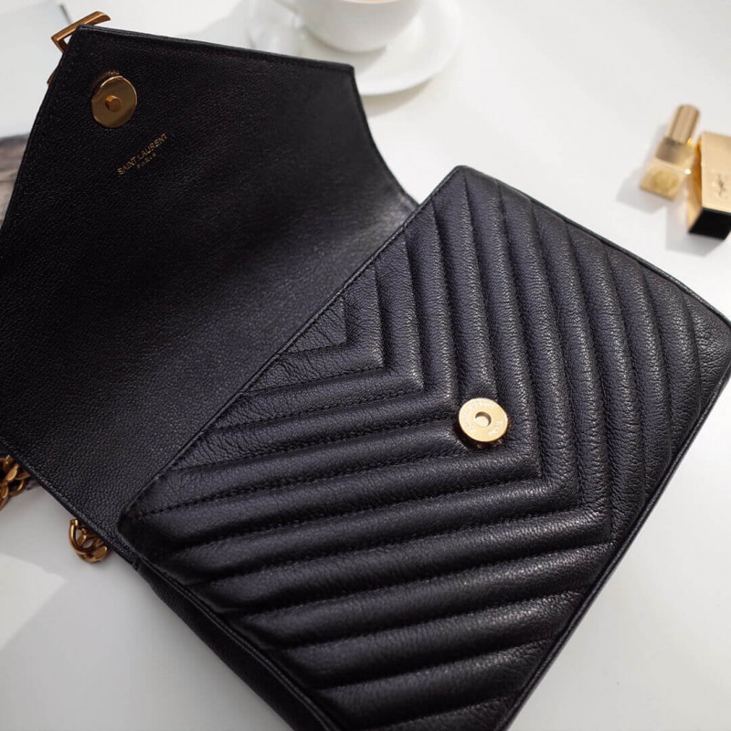 Replica Saint Laurent Medium College Bag 392737 Black - Image 6