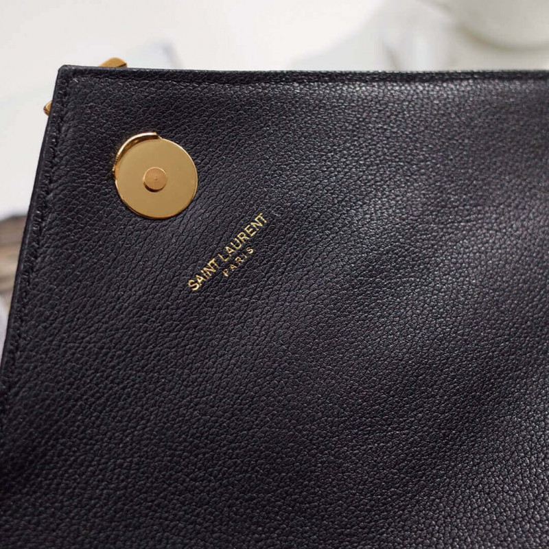 Replica Saint Laurent Medium College Bag 392737 Black - Image 7