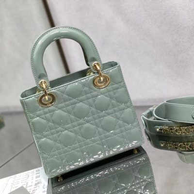 Alternative view of Replica Small Lady Dior My Abcdior Bag Ethereal Green Cannage Lambskin M0538Onge_M73H