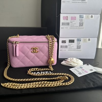 Replica Chanel Vanity Case Pink Ap3204