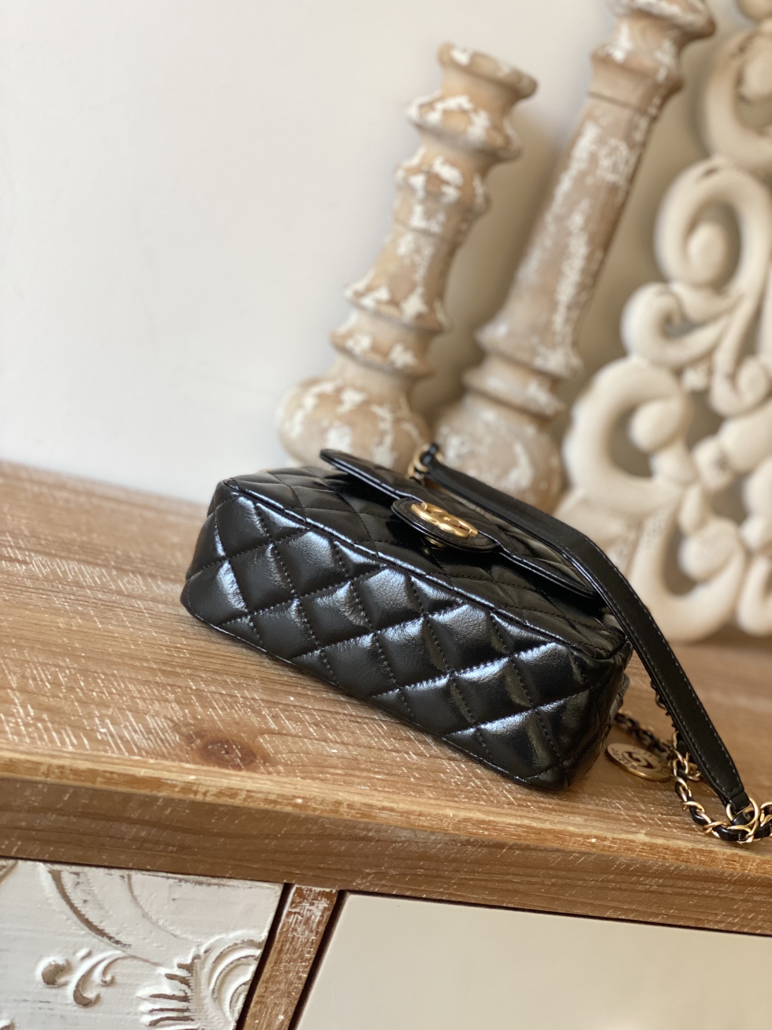 Replica Chanel Cf Mini 3710 Black - Image 5