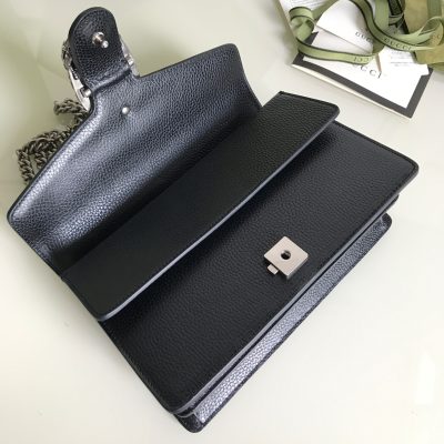 Alternative view of Replica Gucci Dionysus Small Shoulder Bag Black 400249