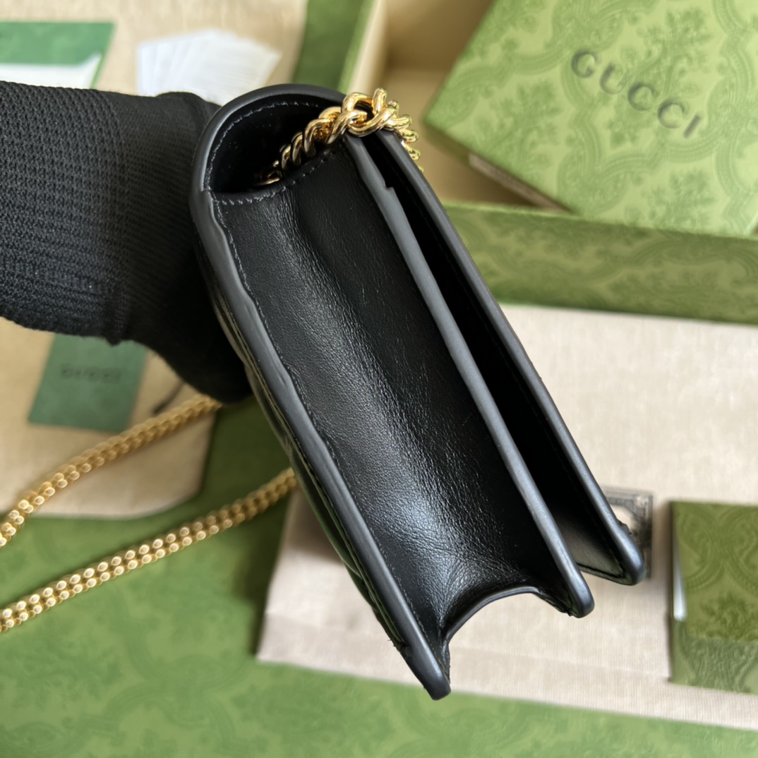 Replica Gucci Gg Matelasse Chain Wallet 723787 - Image 6