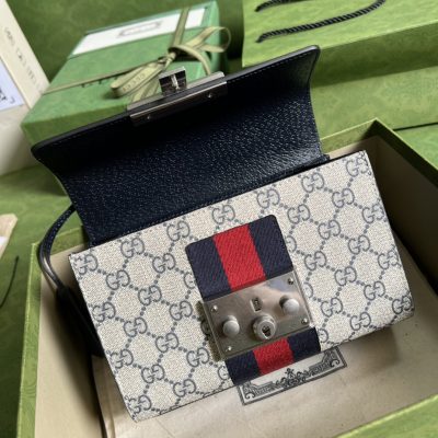 Alternative view of Replica Gucci Padlock Small Gg Shoulder Bag 409487