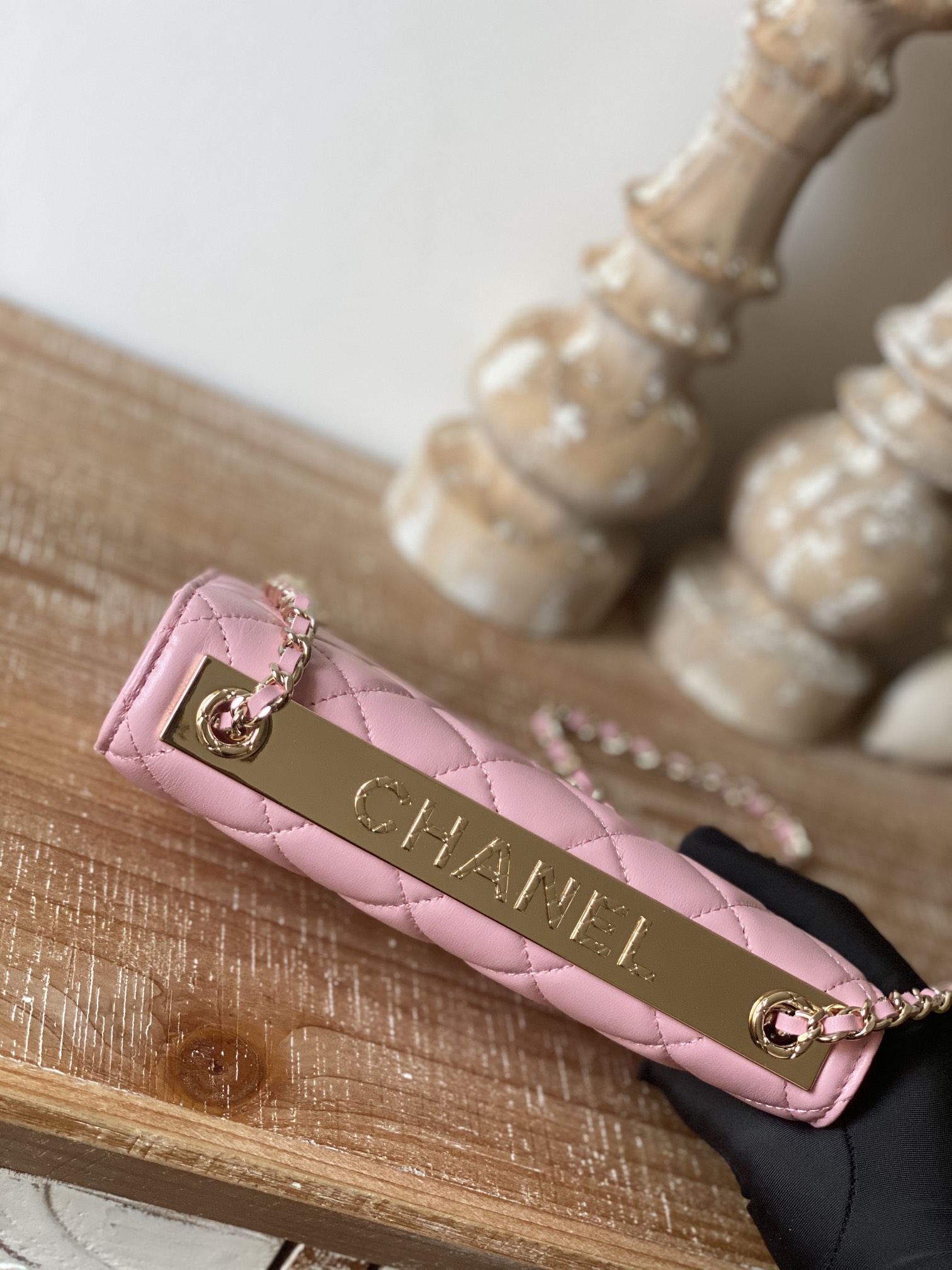 Replica Chanel Wallet On Chain Pink Ap1450 - Image 8