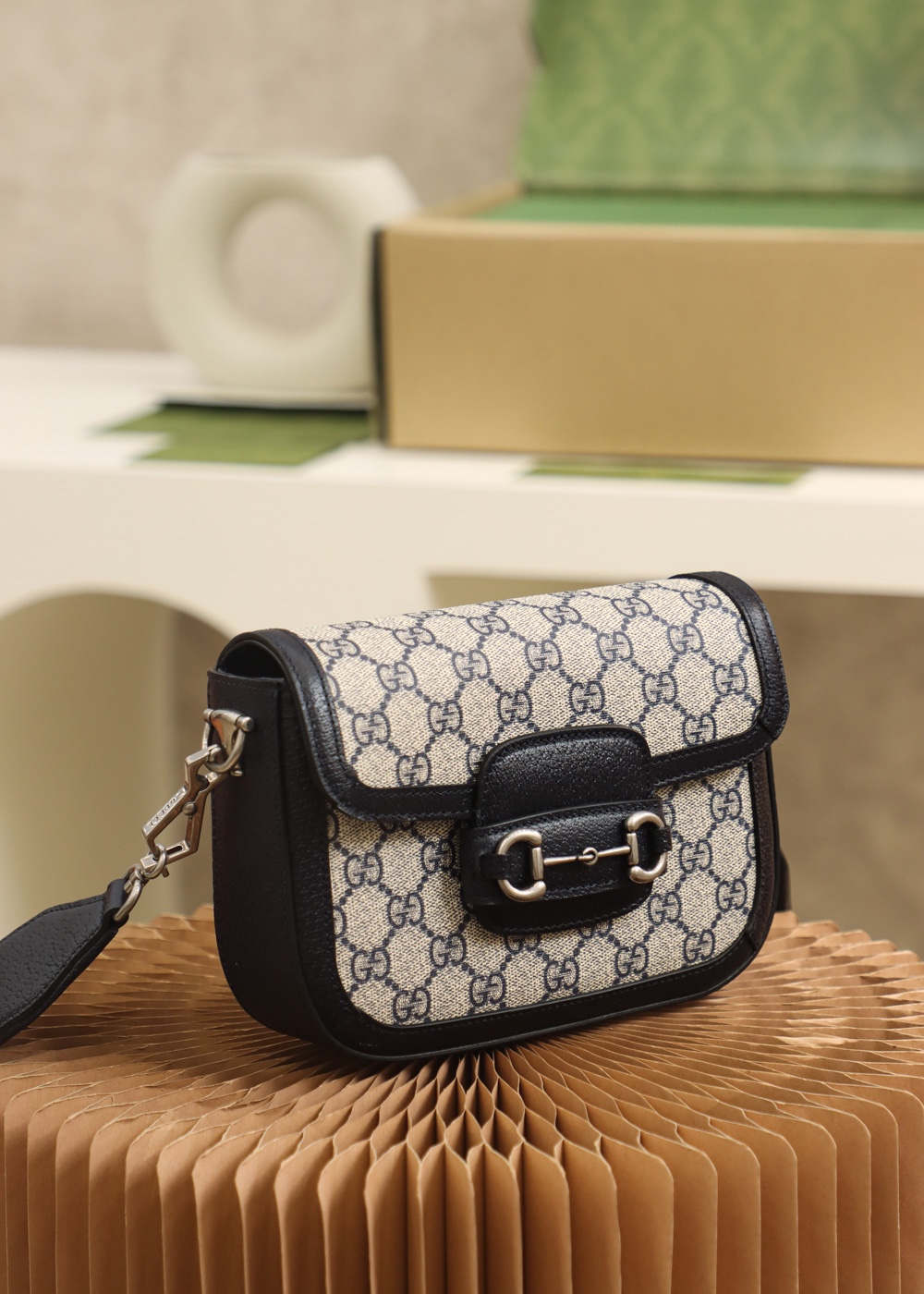 Replica Gucci Horsebit 1955 Gg Mini Bag 658574 - Image 9