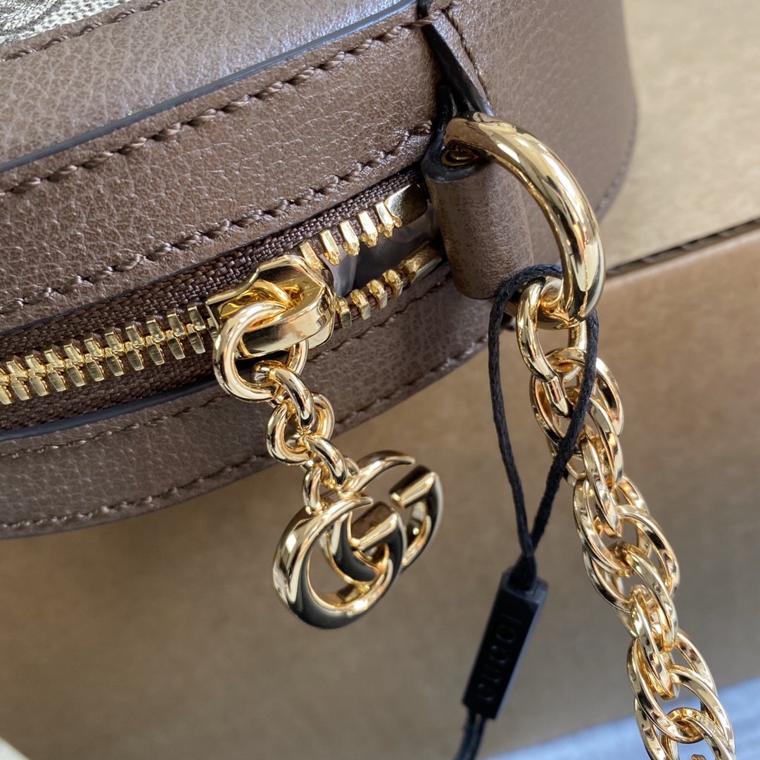 Replica Gucci Ophidia Mini Gg Round Shoulder Bag 550618 - Image 2