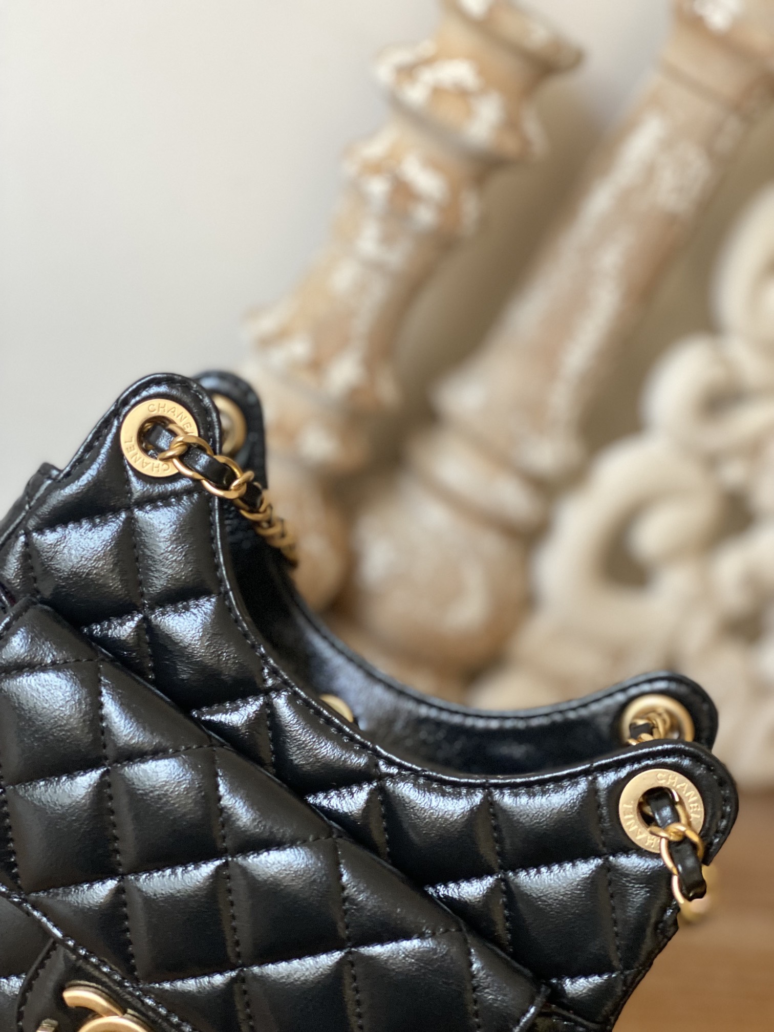 Replica Chanel Cf Mini 3710 Black - Image 2